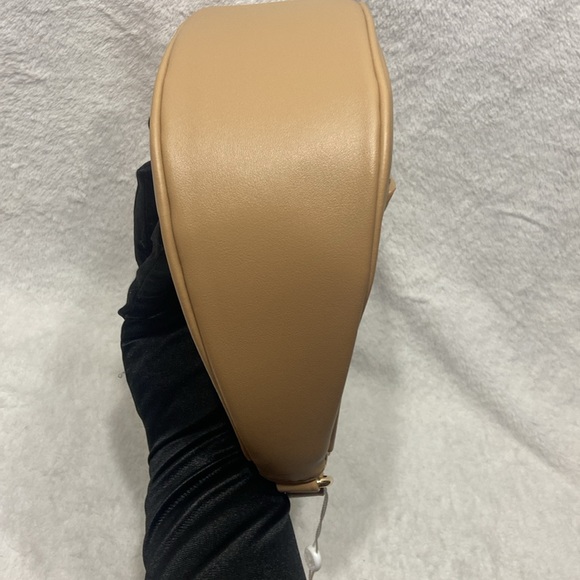 Valentino Orlandi Tan Shoulder Bag with Gold Accents NWT - Picture 4 of 12